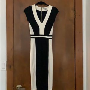 H&M short sleeves, knee-length dress